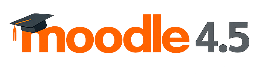 Logo de Moodle 4.5